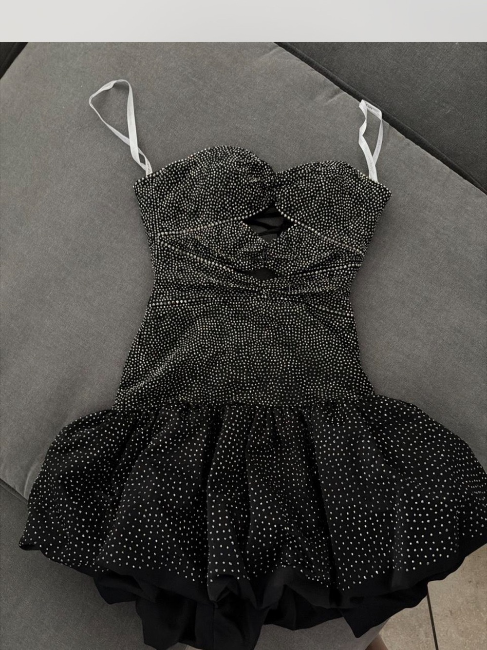 Black Rhinestone Ava Presley size 0 Party Dress